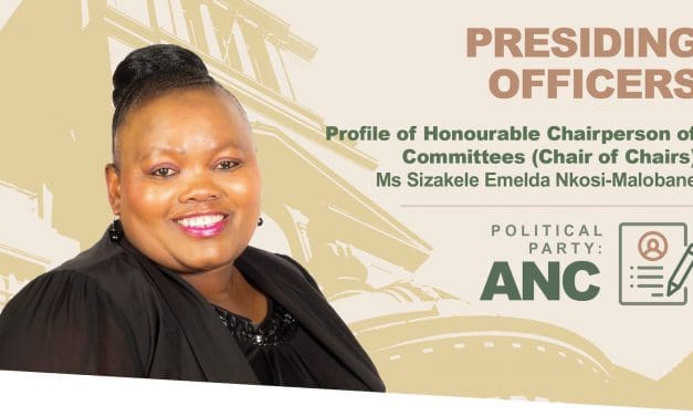 Chairperson of Committees Sizakele Nkosi-Malobane