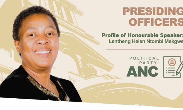 Speaker Ntombi Mekgwe