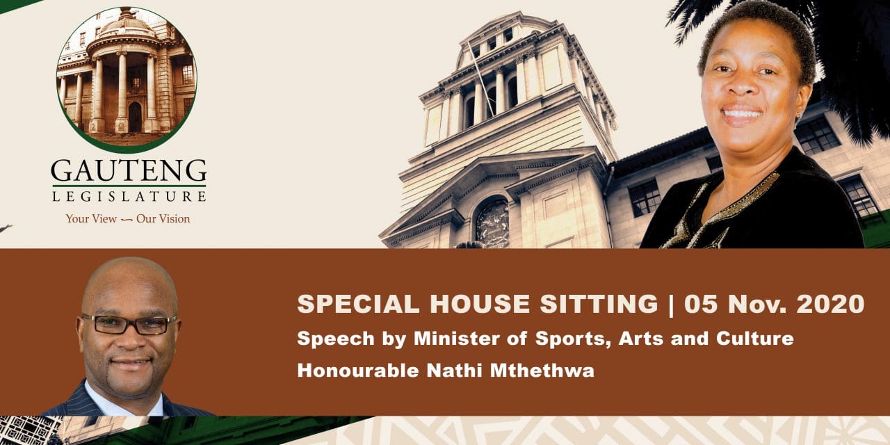 Special Sitting, 5 November 2020