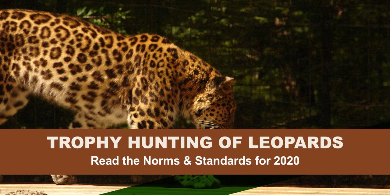 Norms and Standards for Trophy Hunting of Leopards, 2020