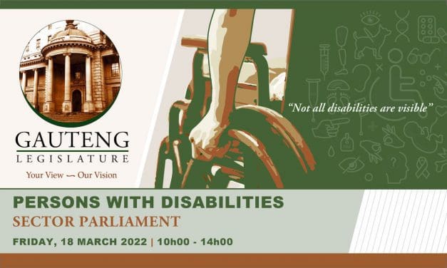 PERSONS WITH DISABILITIES SECTOR PARLIAMENT, 18 MARCH 2022