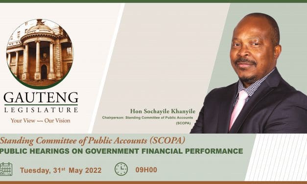 Standing Committee on Public Accounts (SCOPA) Public Hearing