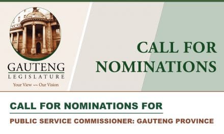 Call for Nominations: Public Service Commissioner, Gauteng Province