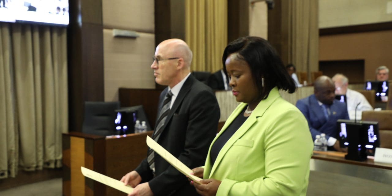 Swearing-in of two new Members, 28 November 2023