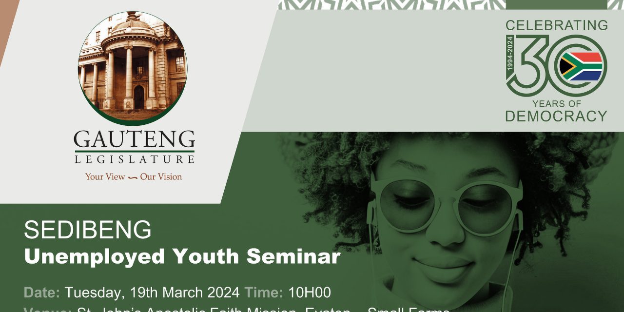 Sedibeng Unemployed Youth Seminar
