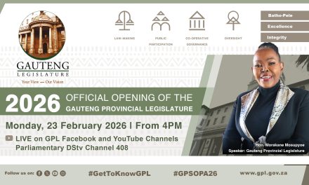 OFFICIAL OPENING OF THE GAUTENG PROVINCIAL LEGISLATURE